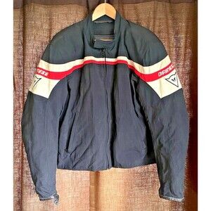 Dainese Men's Motorcycle Riding Jacket Size 52 Shoulder Elbow Protection